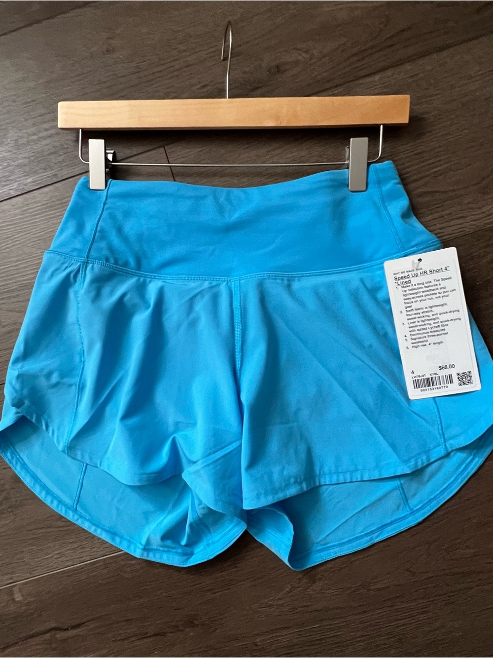 Lululemon speed up shorts Kayak Blue